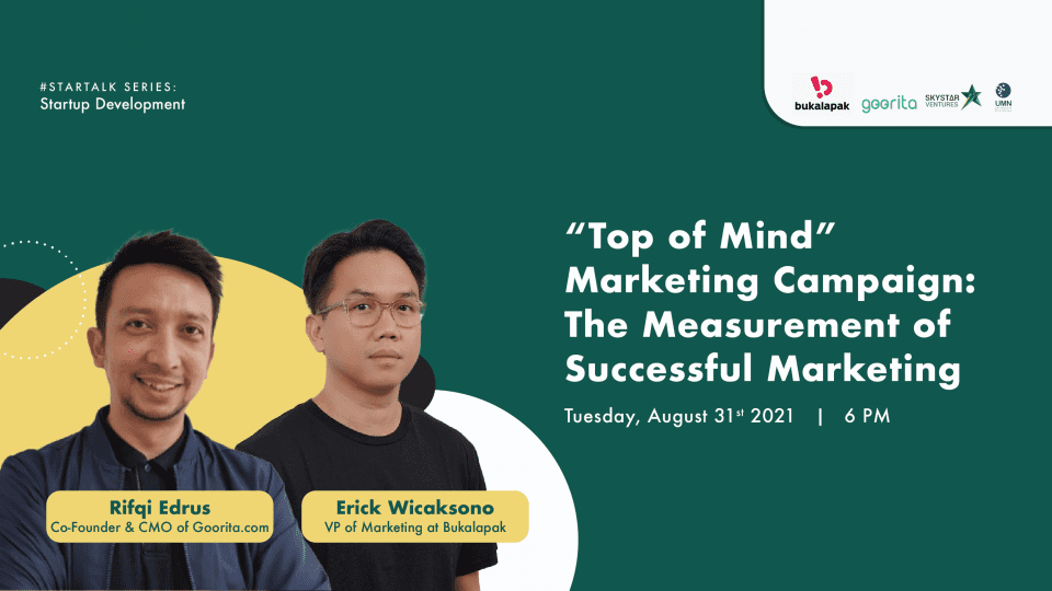 Kampanye Pemasaran "Top of Mind"